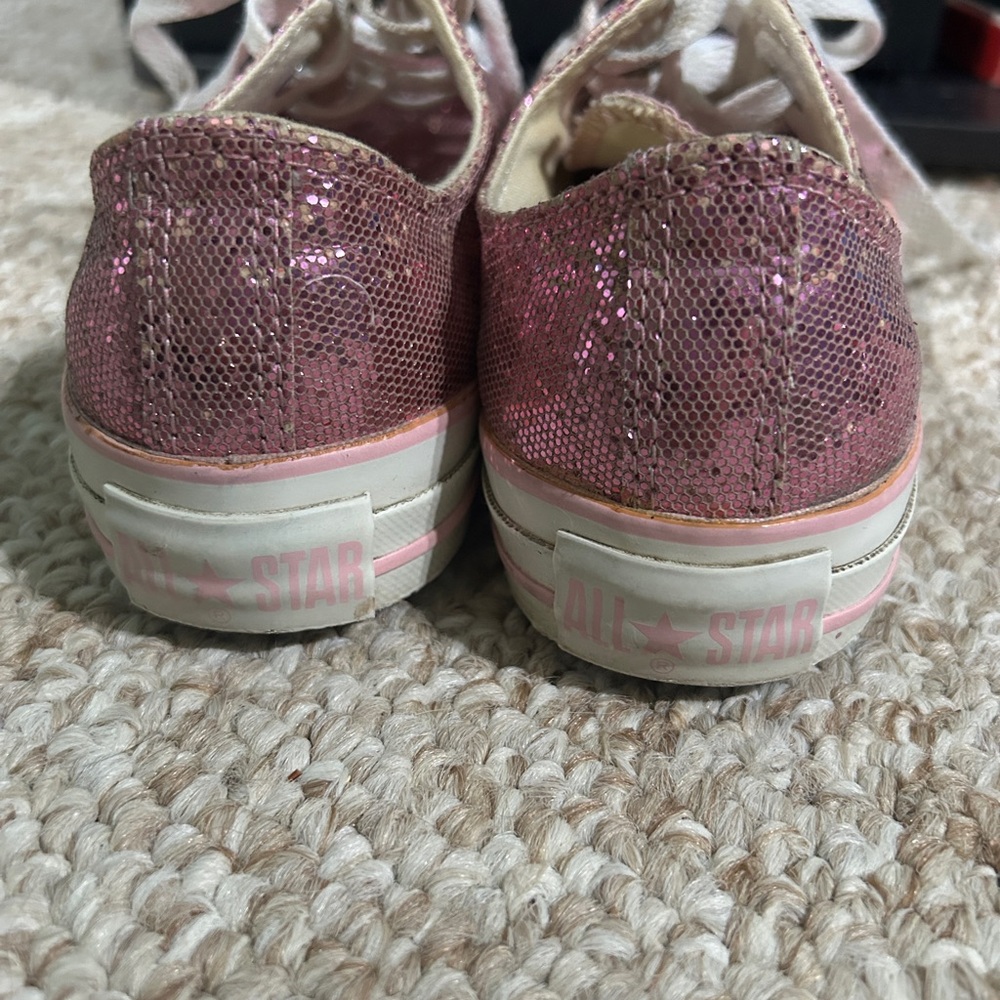 Pink Sparkly Converse - Picture 4 of 4